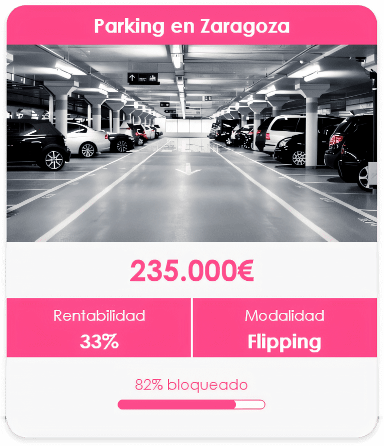 Ejemplo de inversión de media rentabilidad, un parking en Zaragoza